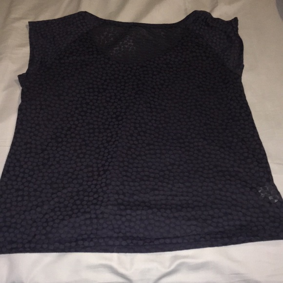 Loft Navy Polka Dot Top - Picture 4 of 6